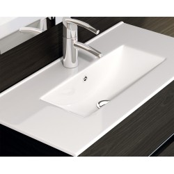 Lavabo sobre mueble fondo reducido