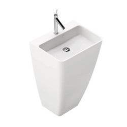 Lavabo de pie blanco mate FINN